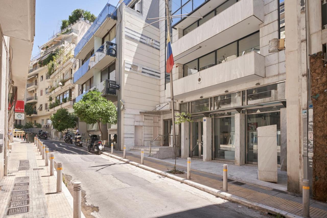Charitos Iχ, Chic N Modern 2Bd Apt Athen Exterior foto